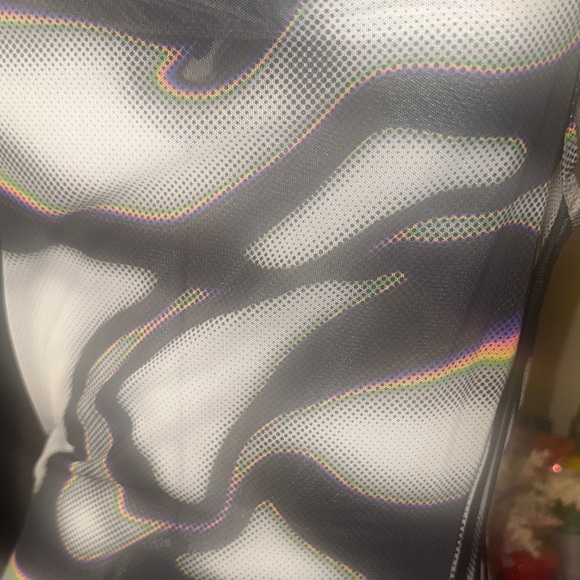 Adidas Strapless Black and White Dress - Picture 5 of 7